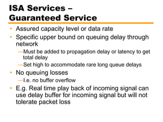 integrated and diffrentiated services | PPT