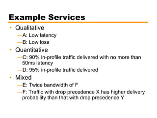 integrated and diffrentiated services | PPT