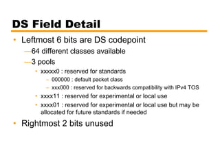 integrated and diffrentiated services | PPT