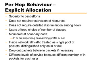 integrated and diffrentiated services | PPT