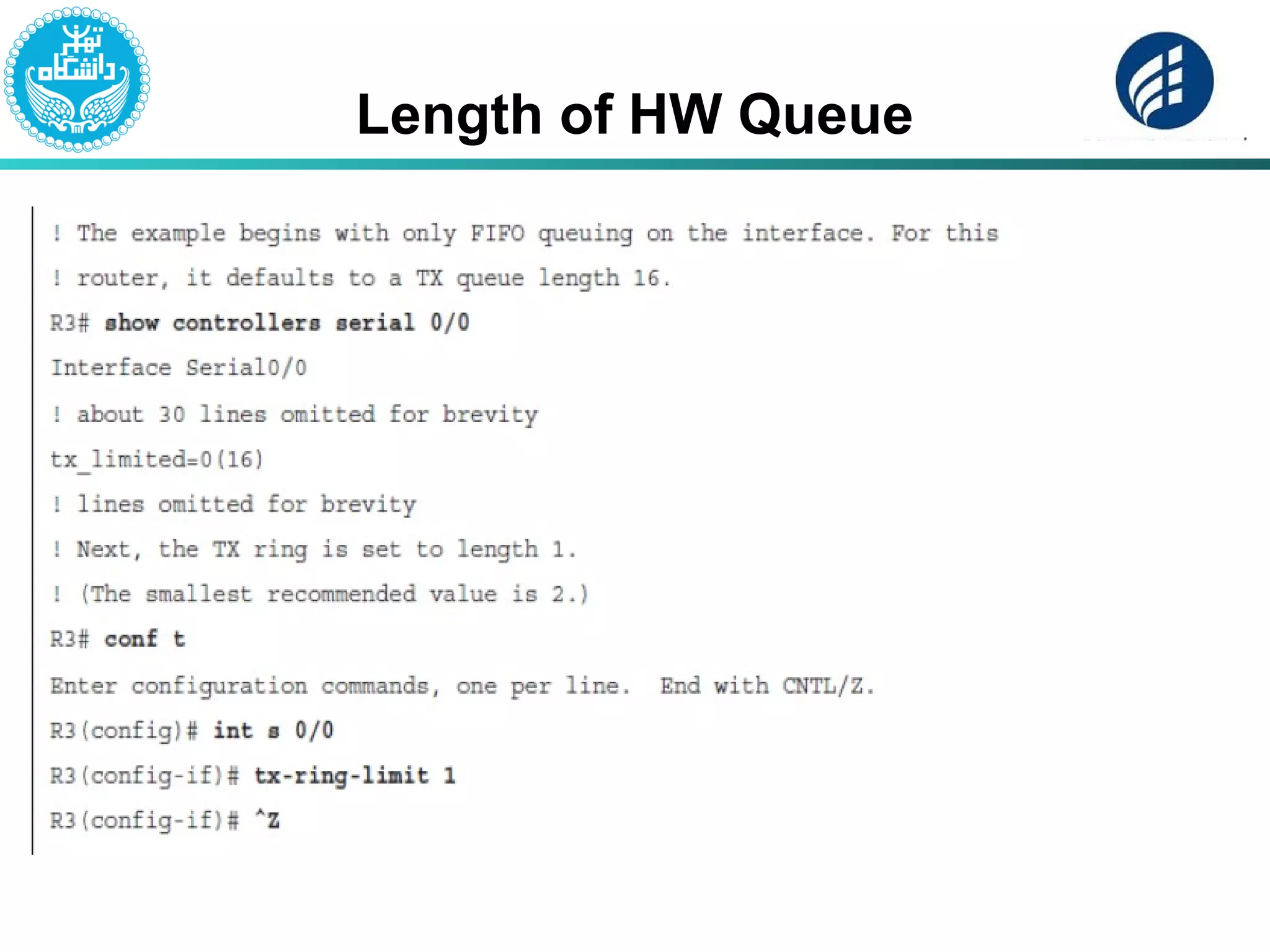 Length of HW Queue
 