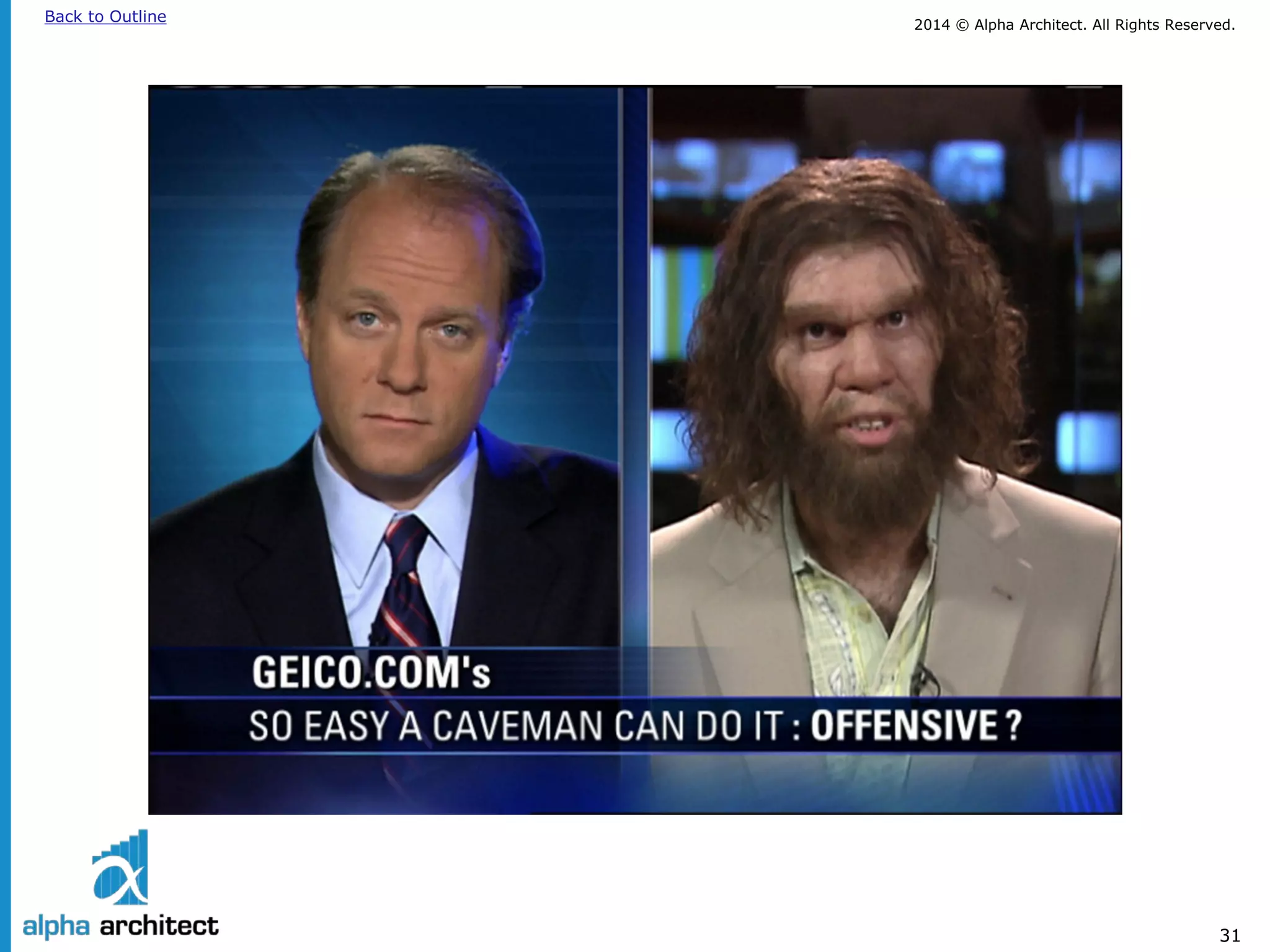 2014 © Alpha Architect. Back to Outline All Rights Reserved. 
31 
 