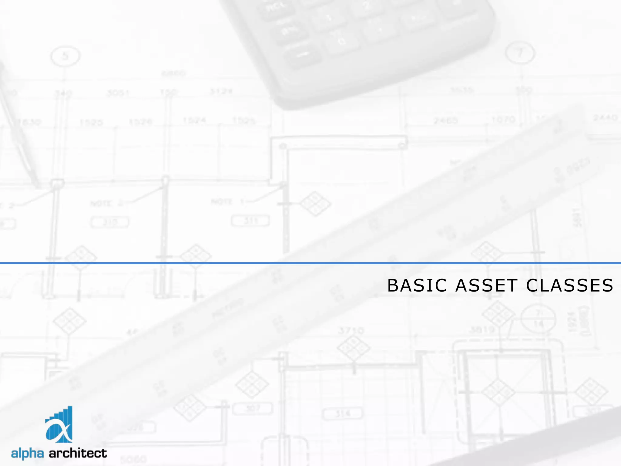 BASIC ASSET CLASSES  