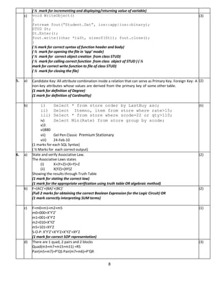 CS Sample Paper 1 | PDF