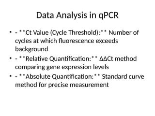 qPCR_Presentation.pptx presentation about | PPTX