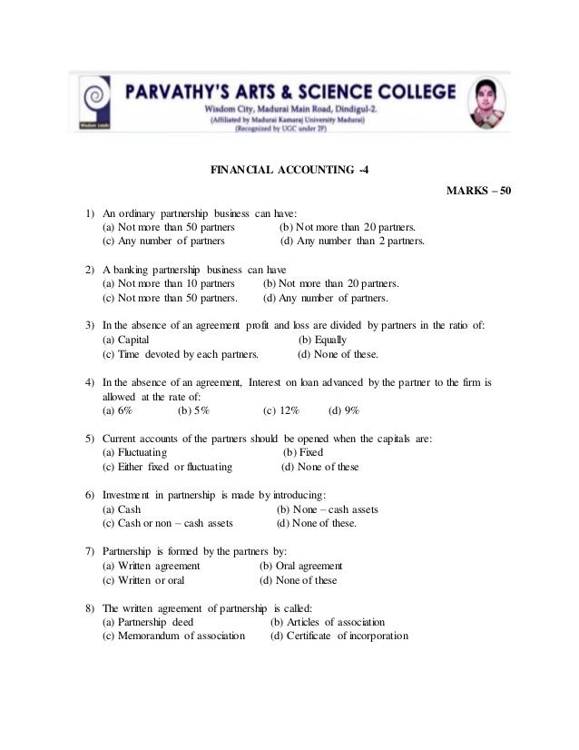 Q P Financial Accounting 4