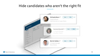Hide candidates who aren’t the right fit
32
 