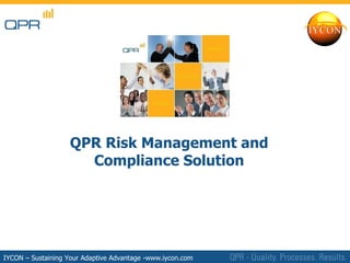 QPR Risk Management and Compliance Solution 