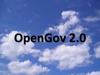 OpenGov2.0 