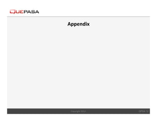 Appendix	
  
   	
  




 Copyright	
  2012.	
     QPSA 12
 