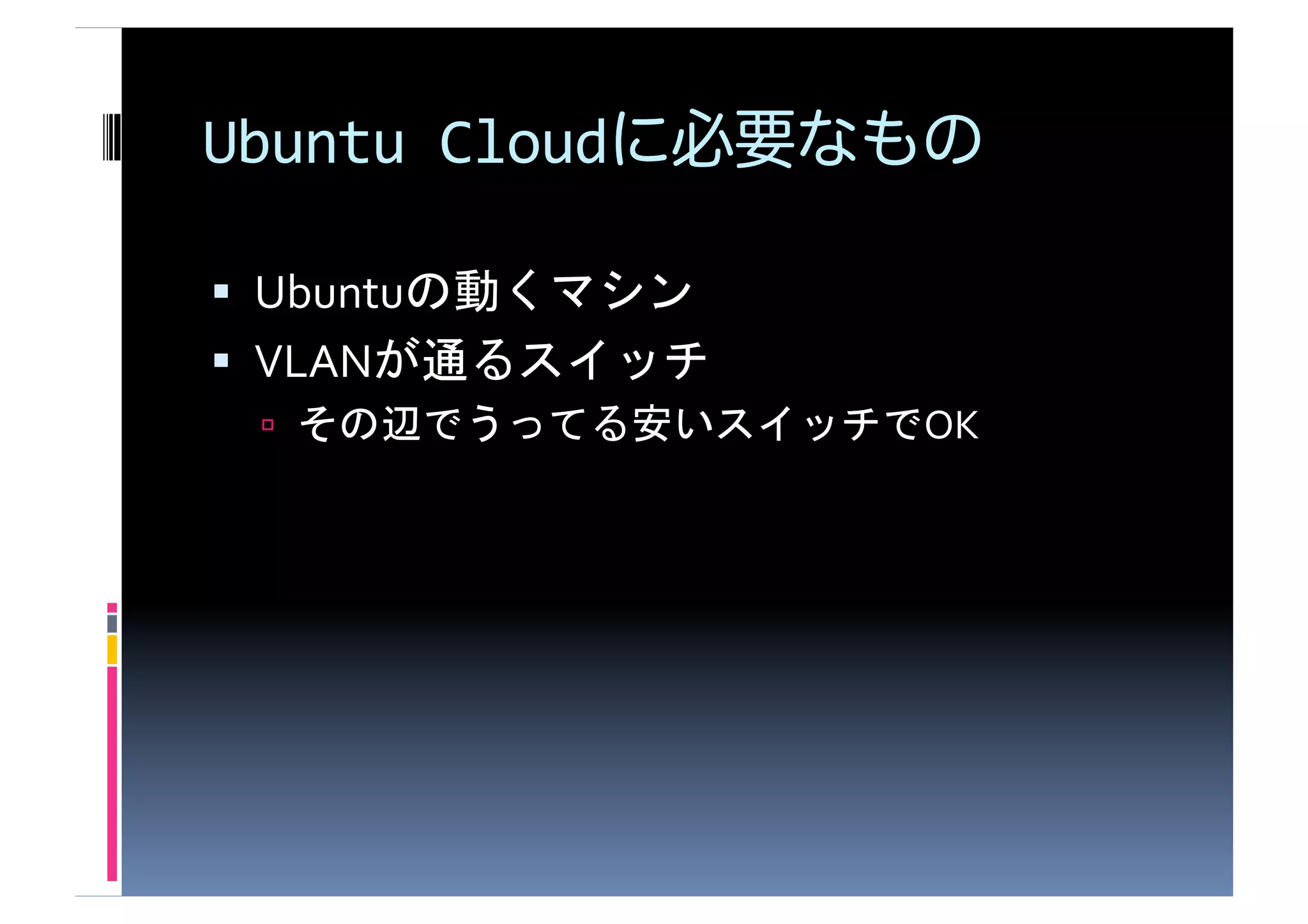 Ubuntu	
  Cloud

  Ubuntu         	
  
  VLAN                  	
  
                               OK	
  
 