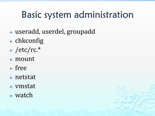 Get Started with Linux Management Command line Basic Knowledge | PDF