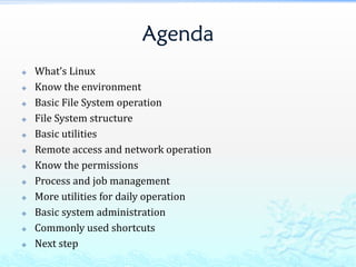 Get Started with Linux Management Command line Basic Knowledge | PDF