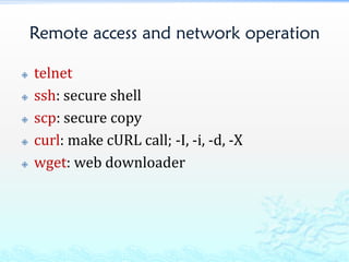 Get Started with Linux Management Command line Basic Knowledge | PDF