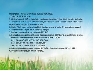 Situs Judi Online QQ2889 | PPT