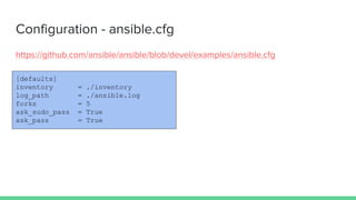 Ansible for beginners | PPTX
