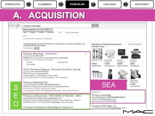 INTRODUCTION E-COMMERCE CONCLUSIONS WHAT’S NEXT?
SEAS
E
O
 