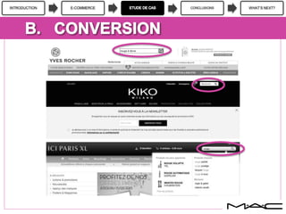 INTRODUCTION E-COMMERCE CONCLUSIONS WHAT’S NEXT?
 