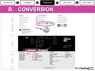 INTRODUCTION E-COMMERCE CONCLUSIONS WHAT’S NEXT?
 