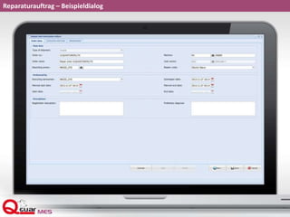 Reparaturauftrag – Beispieldialog
 
