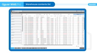 Qguar WMS - Warehouse Management System - ENGLISH | PDF