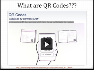 What are QR Codes???




http://www.huffingtonpost.com/lee-kolbert/qr-codes-in-education_b_947724.html
 