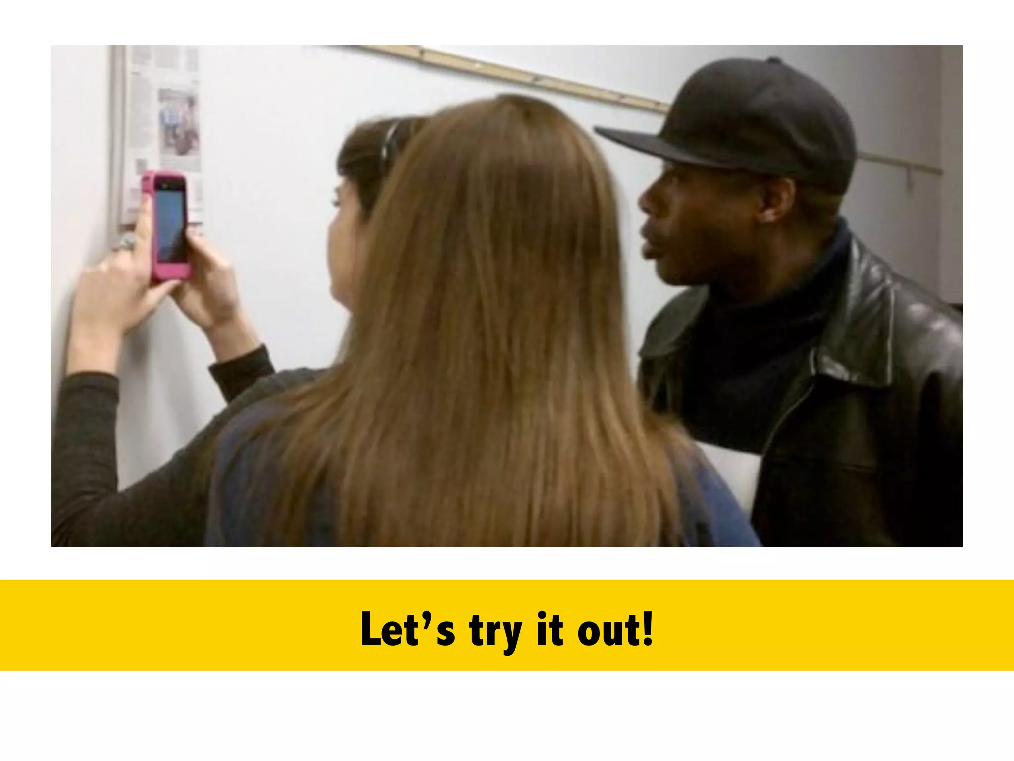 QR codes are around us every day.
 