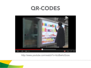 QR-CODES




http://www.youtube.com/watch?v=btJBwhzGcoo
 
