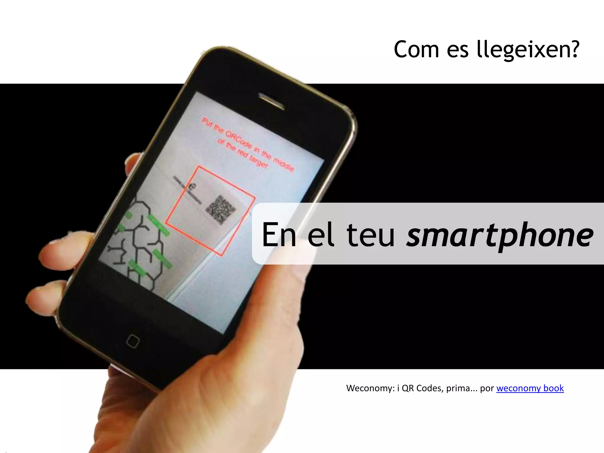 Com es llegeixen?




En el teu smartphone



     Weconomy: i QR Codes, prima... por weconomy book
 