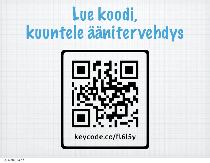 QR koodit matkailussa