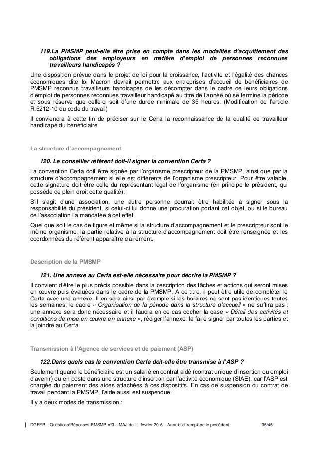 Cadre légal de mise en place de PMSMP (Stage) lorsqu'on recherche un