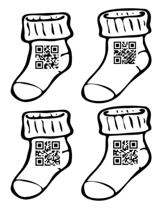 Qr код парови броеви чорапчиња до 10