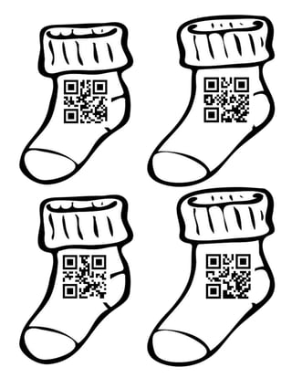 Qr код парови броеви чорапчиња до 10