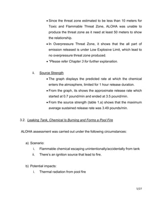 ALOHA PROJECT: METHANOL | PDF