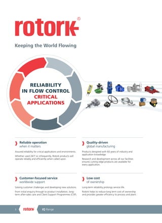 Rotork P Range Q Range | Valve Actuators India | PDF