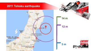 2011 Tohoku earthquake
3 m
12 m
14 m
 