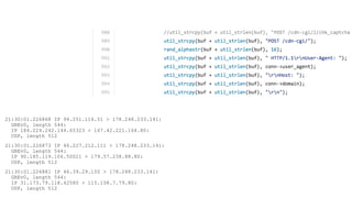 21:30:01.226868 IP 94.251.116.51 > 178.248.233.141:
GREv0, length 544:
IP 184.224.242.144.65323 > 167.42.221.164.80:
UDP, length 512
21:30:01.226873 IP 46.227.212.111 > 178.248.233.141:
GREv0, length 544:
IP 90.185.119.106.50021 > 179.57.238.88.80:
UDP, length 512
21:30:01.226881 IP 46.39.29.150 > 178.248.233.141:
GREv0, length 544:
IP 31.173.79.118.42580 > 115.108.7.79.80:
UDP, length 512
 