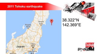 2011 Tohoku earthquake
38.322°N
142.369°E
 