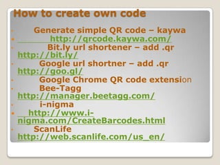 Qr code | PPT