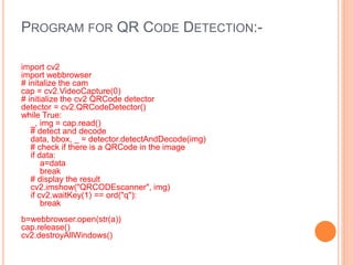 QRcode USING PYTHON LANGUAGE ELECTRONICS STUDENT.pptx