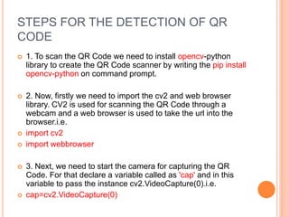 QRcode USING PYTHON LANGUAGE ELECTRONICS STUDENT.pptx