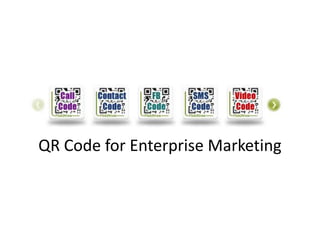 QR Code for Enterprise Marketing 