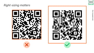 Right-sizing matters
barcodelive.org
 