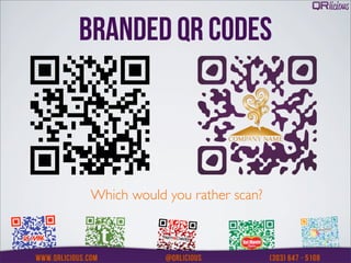 BRANDED QR CODES



Which would you rather scan?
 