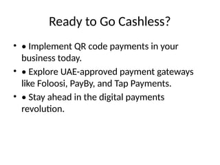 Best QR Code Payment Solution UAE. explore the qr code payments in UAE ...