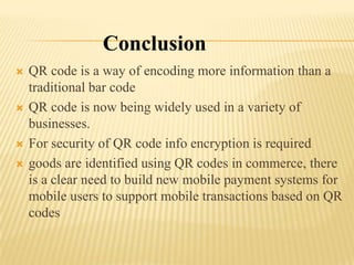 Qr code ppt | PPTX