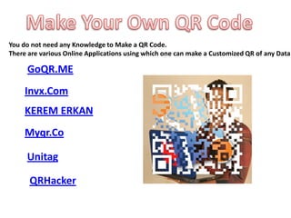 Qr code (quick response code) | PPTX