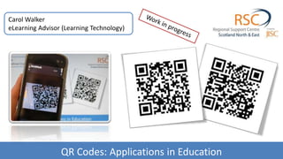 QR Codes: Applications in Education 