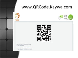 www.QRCode.Kaywa.com 