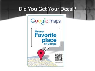 Did You Get Your Decal? 